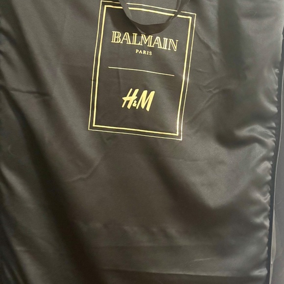 NEW Balmain for H&M Tuxedo long woman jacket size 4 - Picture 8 of 13